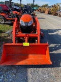 Kubota BX2380, LA344 Front Loader w/ GP Bucket, 60