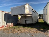 1997 Barrett Livestock Trailer, Gooseneck Hitch, Tandem Axel, GVWR - 12,150 lbs, Rear Swing Door, 2