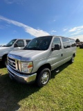 2008 Ford E150 Van, 9 Passenger, 4.6L, Automatic, VIN: 1FMNE11WO8DB47046, Miles: 163,711