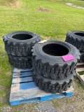 Set of 4 - 12-16.5 Skid Loader Tires...