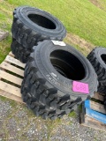 Set of 4 - 12-16.5 Skid Loader Tires
