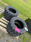 Set of 4 - 10-16.5 Skid Loader Tires