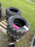 Set of 4 12-16.5 Skid Loader Tires