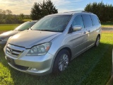 2007 Honda Odyssey Van, 3.5L, Automatic, 3rd Row Seats, 2nd Row Captain Chairs, VIN: