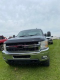 2011 Chevy 2500HD Pick Up, 6.6L HD DSL, Allison Auto Trans, 4x4, 4 Door Cab, Hitch Receiver, VIN: