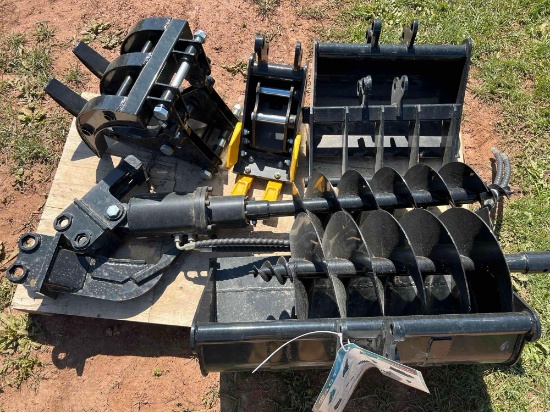 Mini Excavator Attachment Set