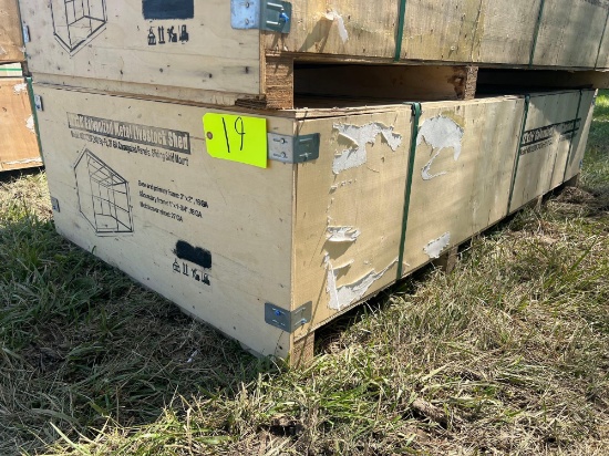 12'x20' Galvanized Metal Livestock Shed