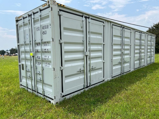 40' High Cube Four Multi Doors Container