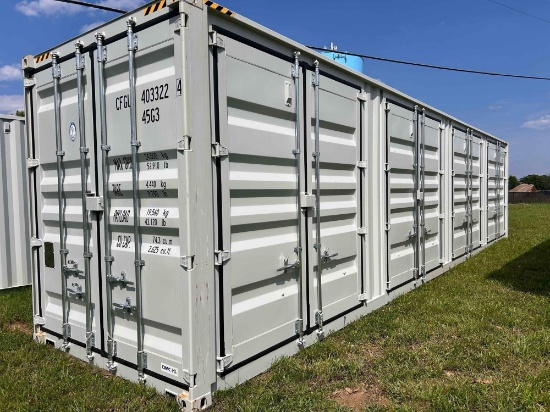 40' High Cube Four Multi Doors Container