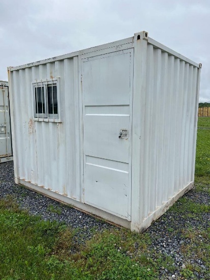 7x11'9 Portable Office Container W/ Side Door