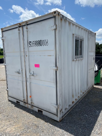 7x11'9 Portable Office Container W/ Side Door