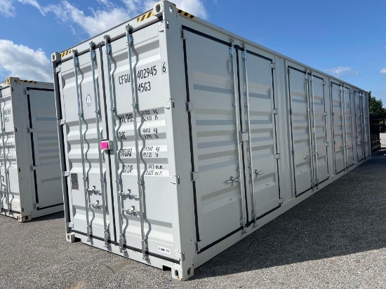 40' High Cube Four Multi Doors Container