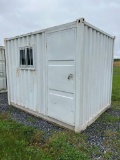 7x11'9 Portable Office Container W/ Side Door