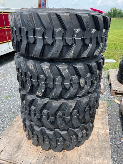 Unused Set of 4 10-16.5 Tires