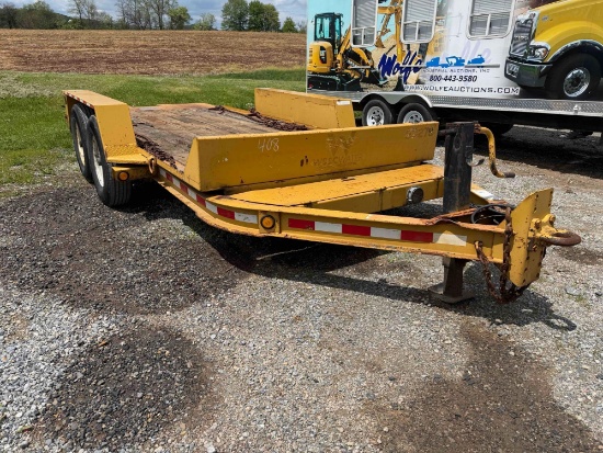 2014 16 Towmaster Tilt Deck Equipment Trailer