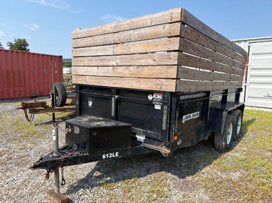 2019 Bri-Mar 12' Tandem Axle Dump Trailer