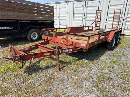 2008 Hudson 5 Ton 16' Equipment Trailer