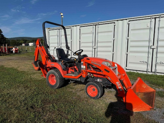 Kubota BX24D Loader Tractor with Backhoe