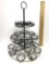 Black Wrought Iron Cupcake Display Tree Holds 24