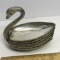 Silver Plated Swan Dish Holder