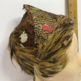 Vintage Pheasant Feather Hat