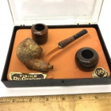 Vintage Viking Dr. Grabow Pipe Parts & Pieces in Case