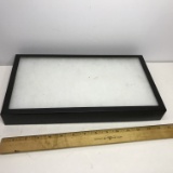 Rectangular Display Case with Glass Top