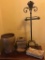 Wrought Iron Toilet Tissue Stand & Misc Bathroom Accessories