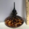 Art Glass Perfume Bottle with Tortoise Shell Design