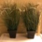 Pair of Artificial Grass Planters