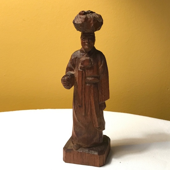 Vintage Wooden Hand Carved Figurine