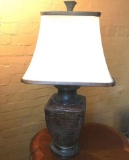 Lovely Tall Faux Alligator Skin Lamp