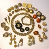 Wonderful Lot of Misc Gold Tone Jewelry