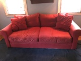 Nice Red Upholstered La-Z-Boy Couch