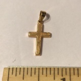 14K Gold Cross Pendant