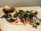 Lot of Dinosaurs and Misc Toys