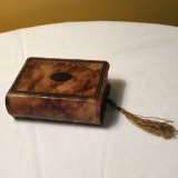 Small Wooden Hide Away Book w/Drawer