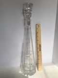 Heavy Crystal Tall Decanter by Towle