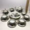 Beautiful Hand Painted 17 pc China Set by Sinto