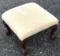 Foot Stool with Molded Resin Claw Feet