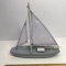 Wooden Sailboat Figurine