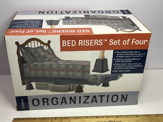 Set of 4 Bed Risers in Box