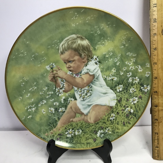 Danbury Mint "Journey of Dreams" by A.E. Ruffing "The Daisy Chain" Collector's Plate