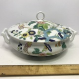 Beautiful Elite Limoges France Lidded Casserole Dish Paradis