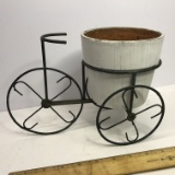 Metal Tricycle Planter