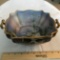 Gorgeous Noritake Double Handled Bowl w/Floral Interior & Gilt Accent - Hand Painted