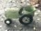 Metal Green Tractor Outdoor Planter