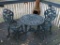 Heavy Molded Resin Garden Table & Chairs