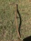 Antique Scythe with Wooden Handle