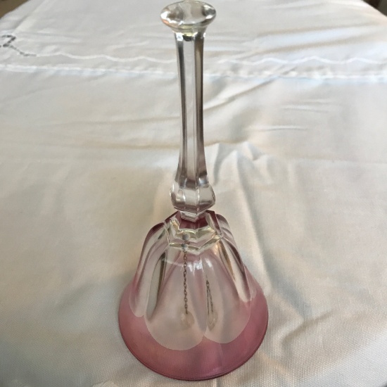 Cranberry Glass Bell